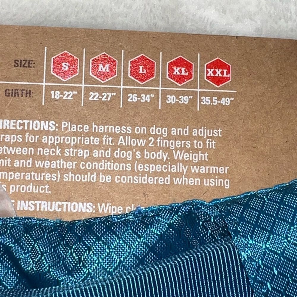ARCADIA TRAIL LIGHTWEIGHT DOG HARNESS BLUE SIZE XXL - NWT - Picture 6 of 7